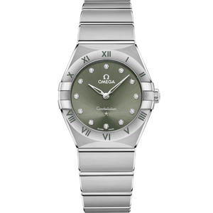Omega Constellation Quartzgreen Dial Women 28MM