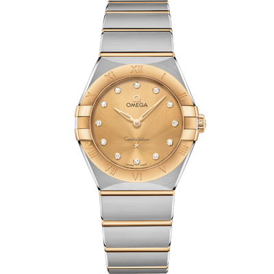 Omega Constellation Yellow Dial woMen 28mm