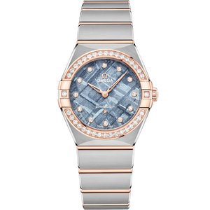 Omega Constellation Blue Dial Women 28mm