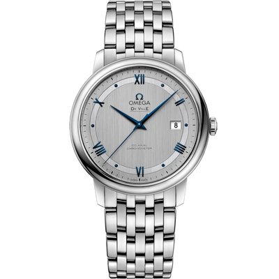 Omega De Ville Prestige Co Axial Chronometersilver Dial Men 39.5MM