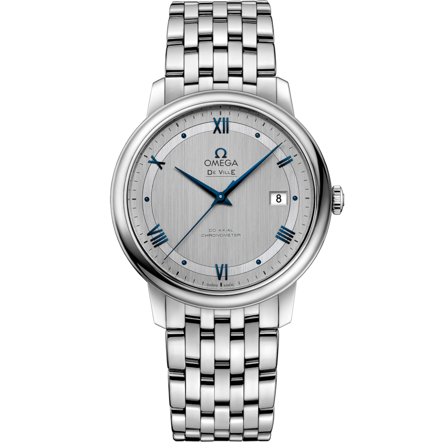 Omega De Ville Prestige Co Axial Chronometersilver Dial Men 39.5MM