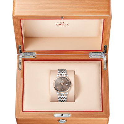 Omega De Ville Prestige Co Axial Chronometerbrown Dial Men 39.5MM