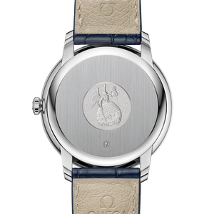 Omega De Ville Prestige Co‑Axial Chronometer Power Reserve Blue Dial Men 39.5MM