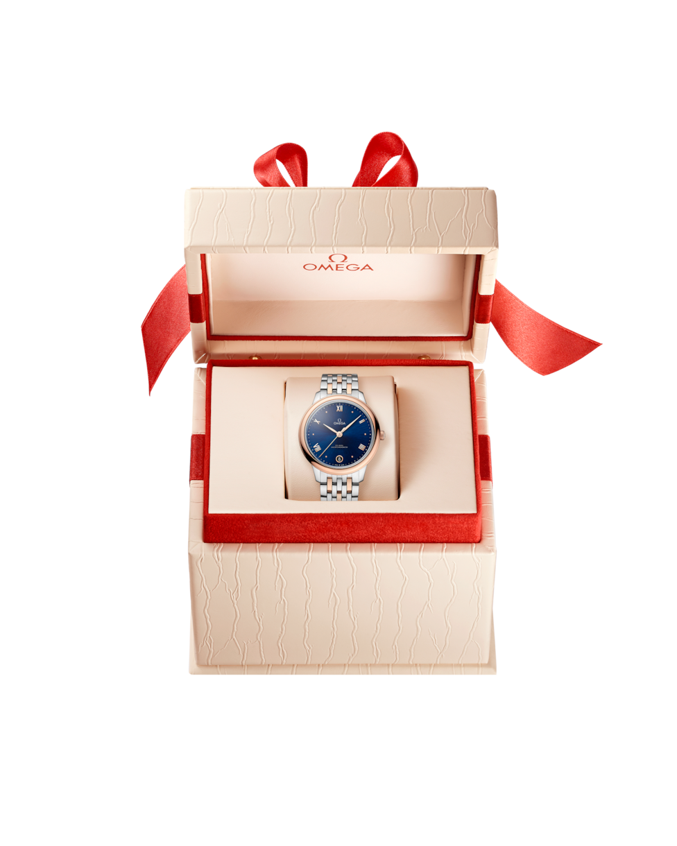 Omega De Ville Omega Ladiesblue Dial Women 34MM