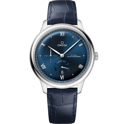 Omega De Ville Prestige Co‑Axial Master Chronometer Power Reserveblue Dial Men 41MM