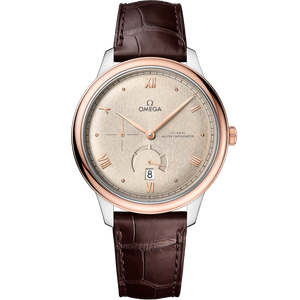 Omega De Ville Prestige Co‑Axial Master Chronometer Power Reservebeige Dial Men 41MM