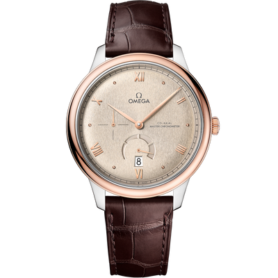Omega De Ville Prestige Co‑Axial Master Chronometer Power Reservebeige Dial Men 41MM