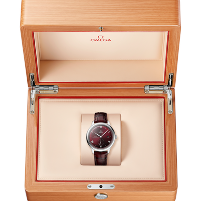 Omega De Ville Prestige Co‑Axial Master Chronometer Small Secondsred Dial Men 41MM