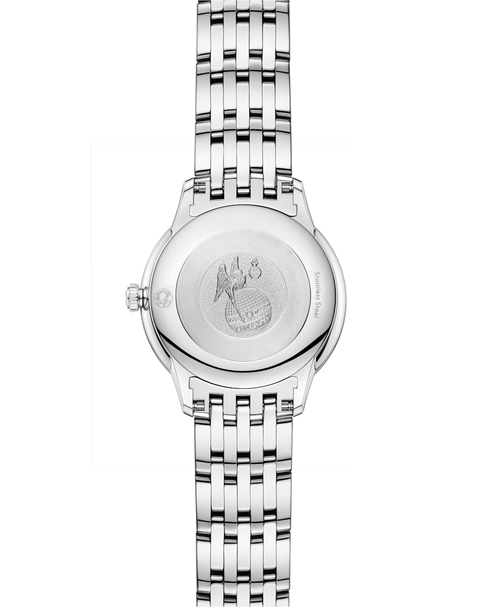Omega De Ville Prestige Quartzred Dial Women 27.5MM
