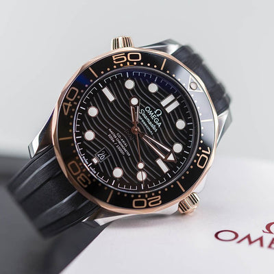 Omega Seamaster Diver 300M Co‑Axial Master Chronometerblack Dial Men 42MM