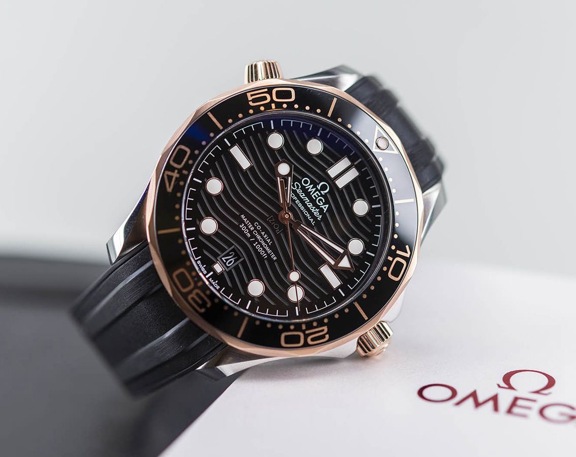 Omega Seamaster Diver 300M Co‑Axial Master Chronometerblack Dial Men 42MM