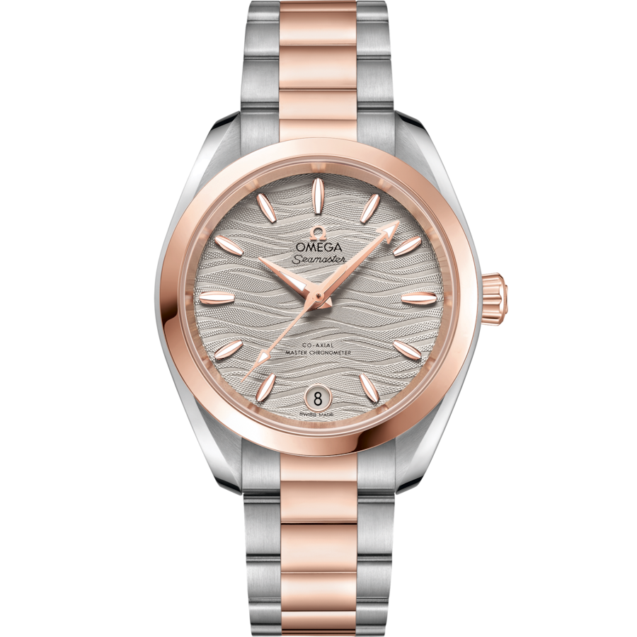 Omega Seamaster Aqua Terra 150M Co‑Axial Master Chronometer Grey Dial Women 30MM