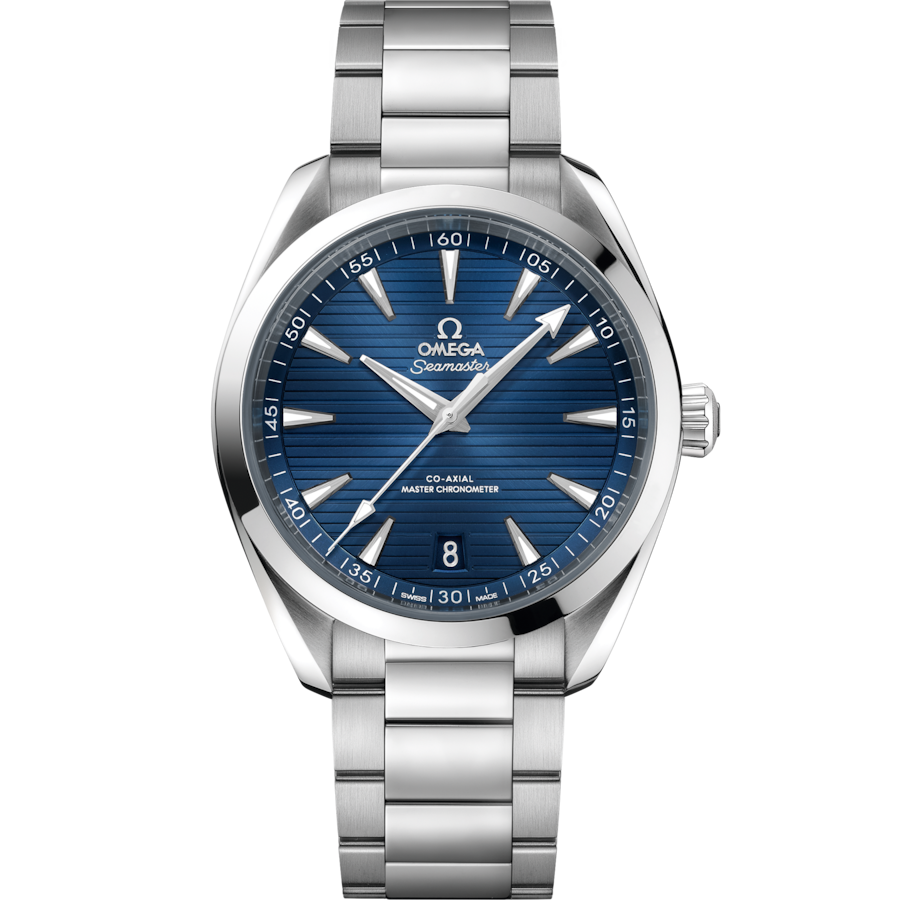 Omega Seamaster Aqua Terra 150M Co Axial Master Chronometerblue Dial Men 41MM