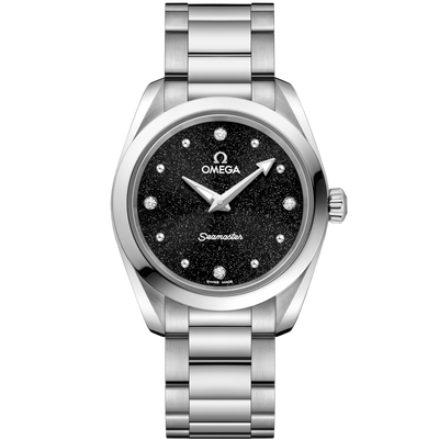 Omega Seamaster Aqua Terra 150M Quartz Black Dial Women 28MM