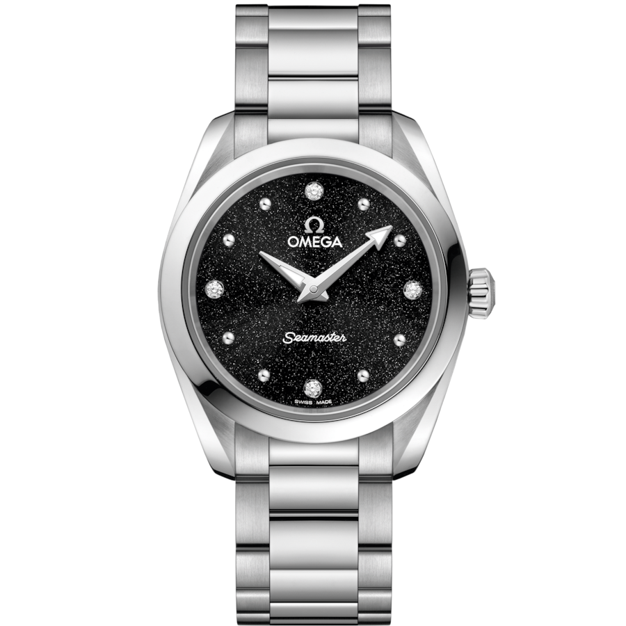 Omega Seamaster Aqua Terra 150M Quartz Black Dial Women 28MM
