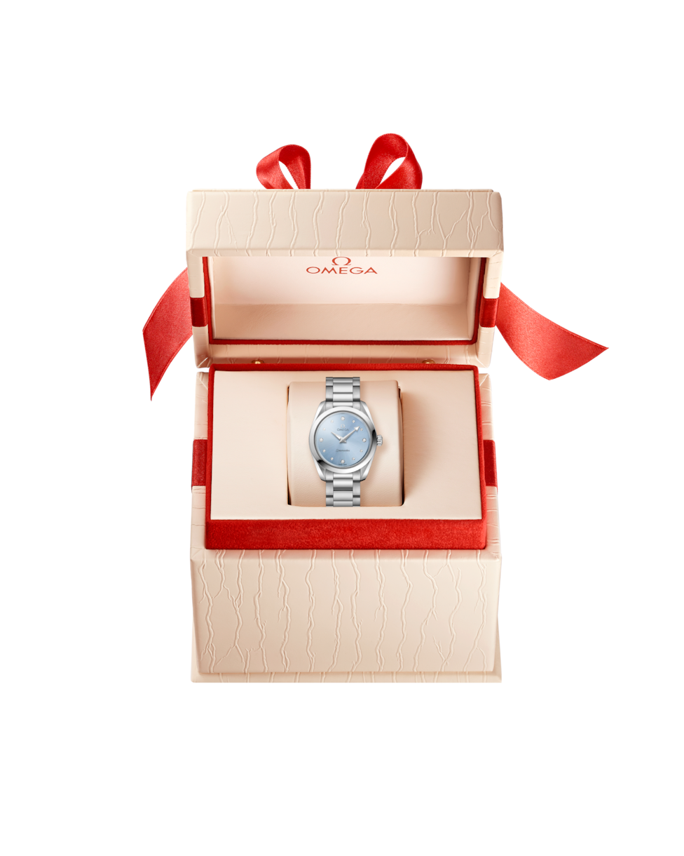 Omega Seamaster Aqua Terra 150M Quartz Blue Dial Women 28MM