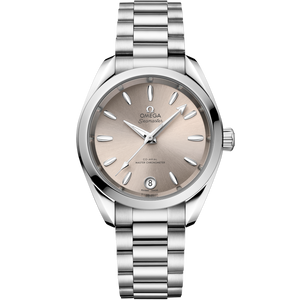 Omega Seamaster Aqua Terra Shades Co Axial Master Chronometersandstone Dial Women 34MM