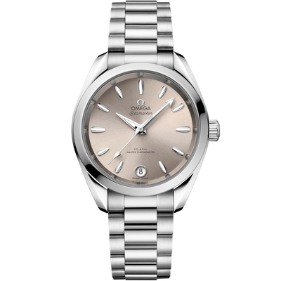 Omega Seamaster Aqua Terra Shades Co Axial Master Chronometersandstone Dial Women 34MM