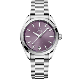 Omega Seamaster Aqua Terra Shades Co Axial Master Chronometerlavender Dial Women 34MM