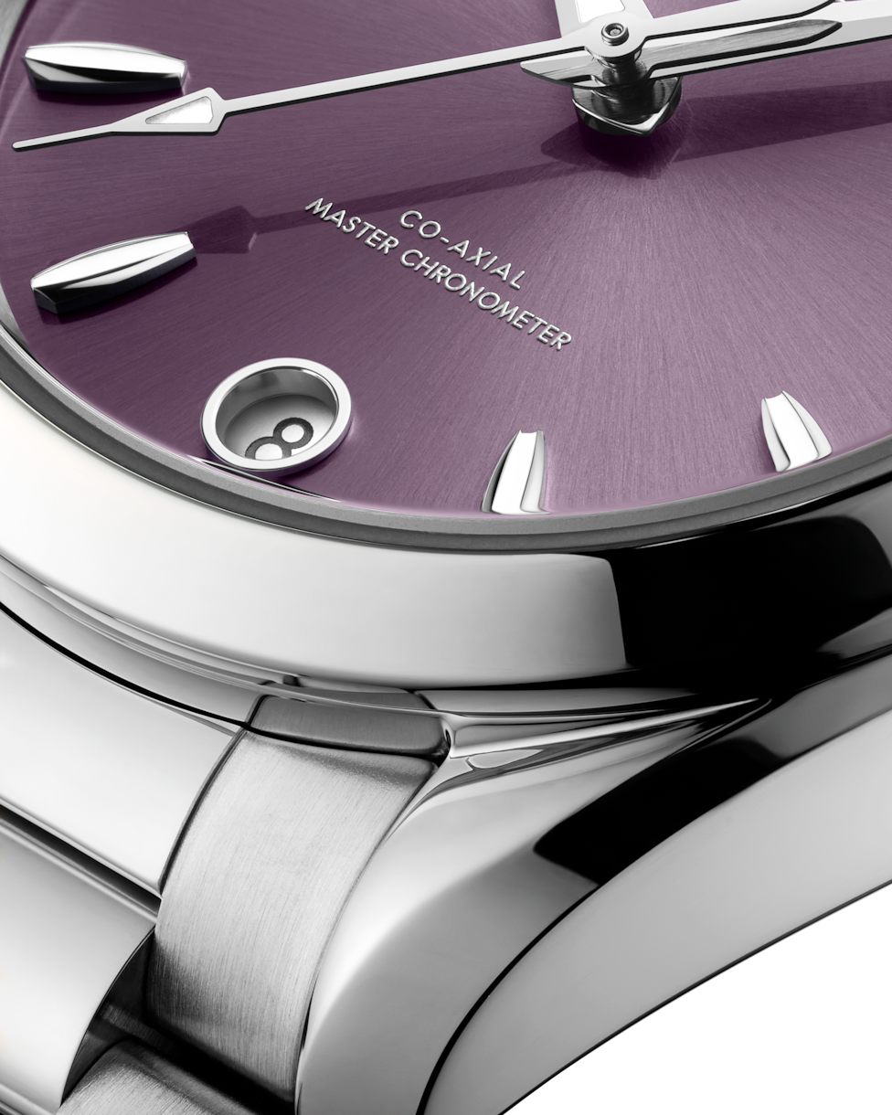 Omega Seamaster Aqua Terra Shades Co Axial Master Chronometerlavender Dial Women 34MM