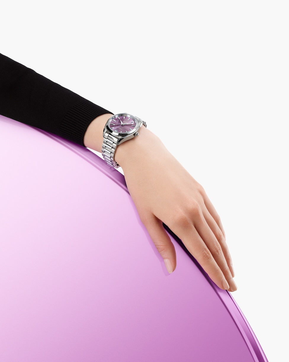 Omega Seamaster Aqua Terra Shades Co Axial Master Chronometerlavender Dial Women 34MM