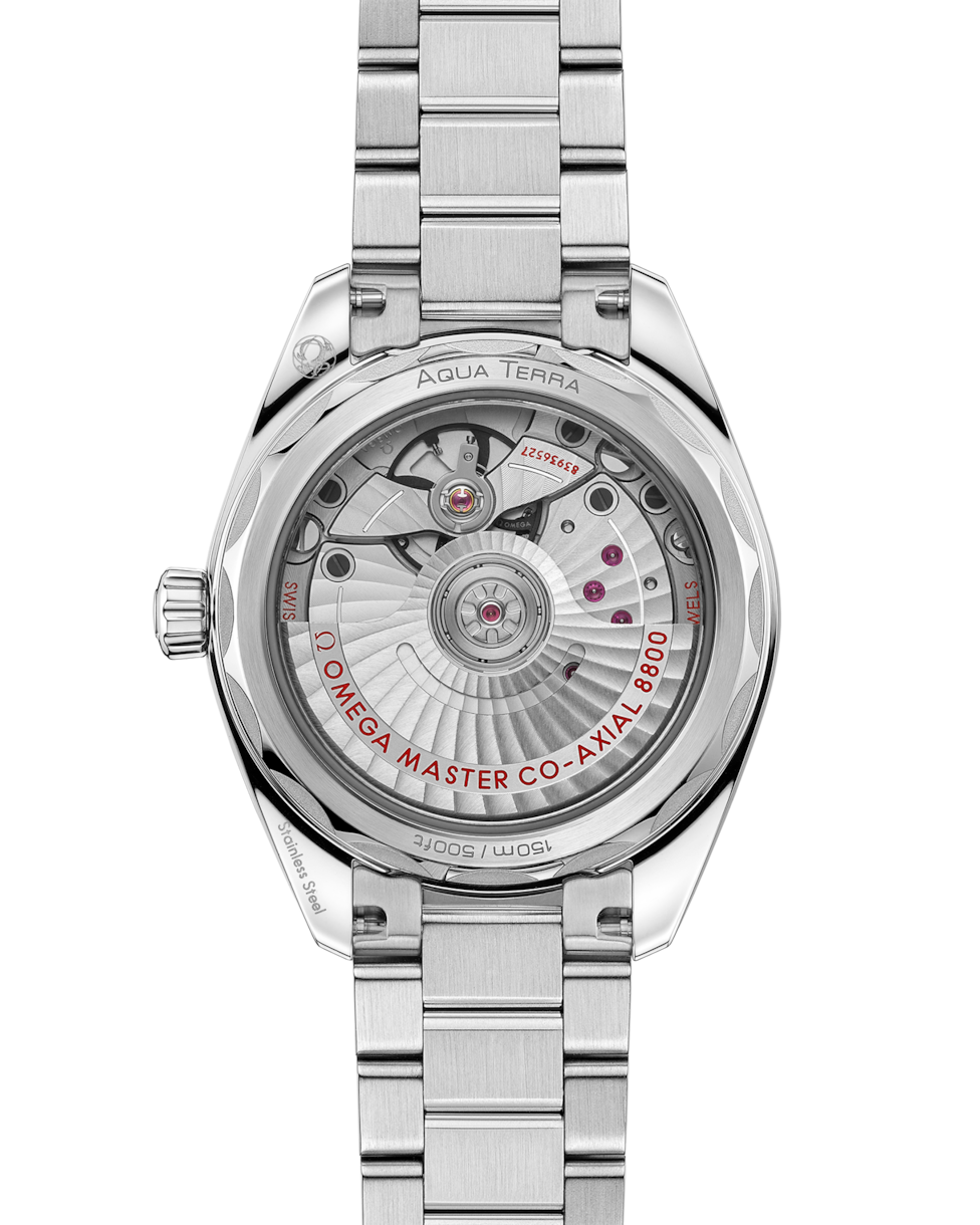Omega Seamaster Aqua Terra Shades Co Axial Master Chronometershell Pink Dial Women 34MM