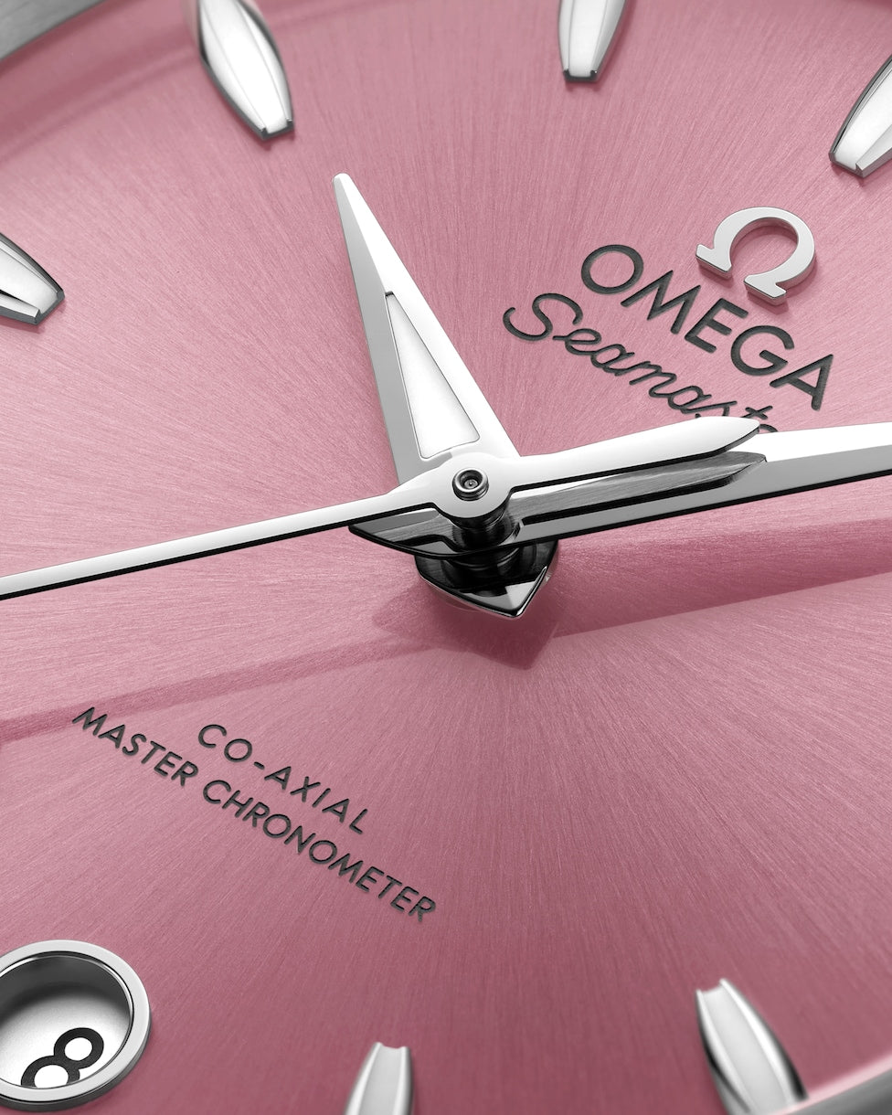 Omega Seamaster Aqua Terra Shades Co Axial Master Chronometershell Pink Dial Women 34MM
