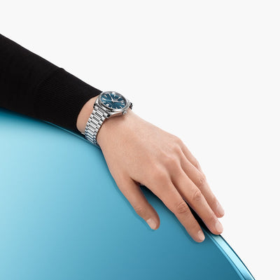 Omega Seamaster Aqua Terra Shades Co Axial Master Chronometeratlantic Blue Dial Men 38MM
