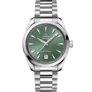 Omega Seamaster Aqua Terra Shades Co Axial Master Chronometerbay Green Dial Men 38MM
