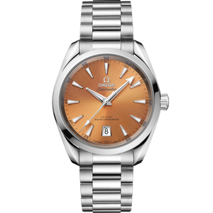 Omega Seamaster Aqua Terra Shades Co Axial Master Chronometersaffron Dial Men 38MM