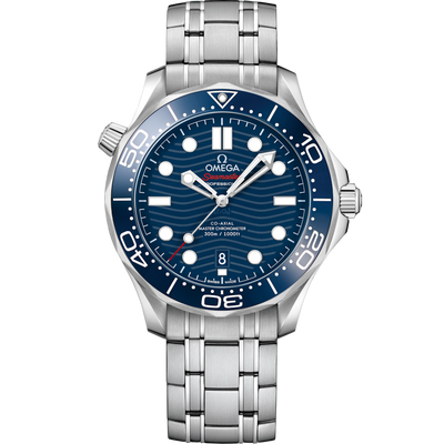 Omega Seamaster Diver 300M Co‑Axial Master Chronometerblue Dial Men 42MM