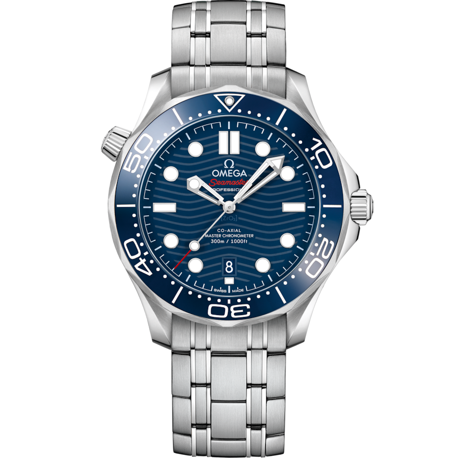 Omega Seamaster Diver 300M Co‑Axial Master Chronometerblue Dial Men 42MM