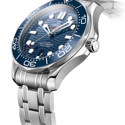 Omega Seamaster Diver 300M Co‑Axial Master Chronometerblue Dial Men 42MM