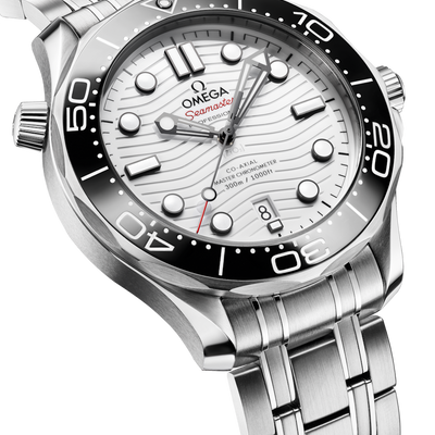 Omega Seamaster Diver 300M Co‑Axial Master Chronometerwhite Dial Men 42MM