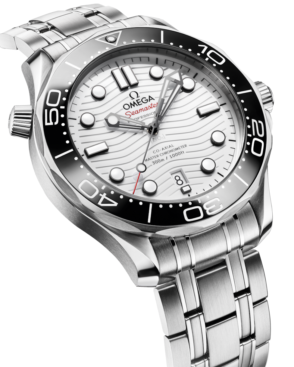 Omega Seamaster Diver 300M Co‑Axial Master Chronometerwhite Dial Men 42MM