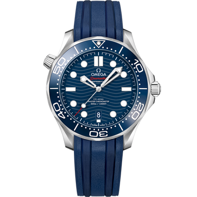 Omega Seamaster Diver 300M Co‑Axial Master Chronometerblue Dial Men 42MM
