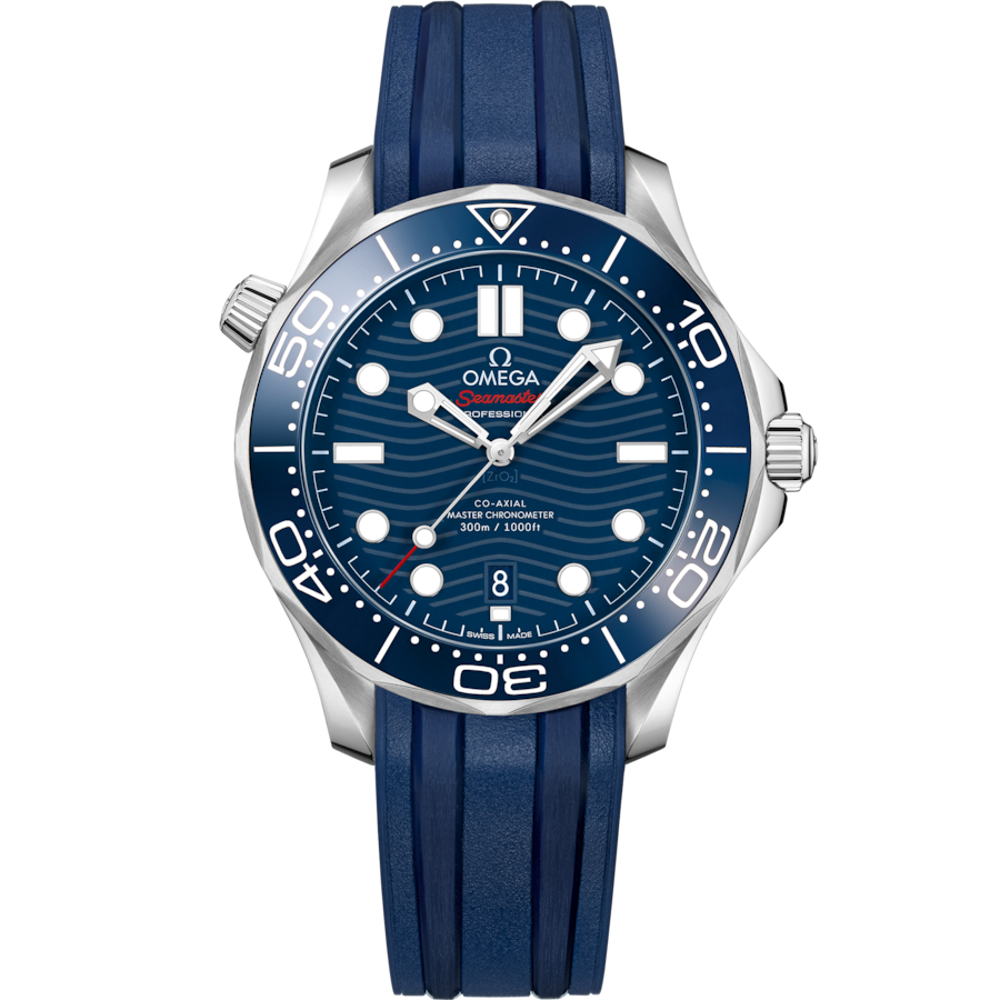 Omega Seamaster Diver 300M Co‑Axial Master Chronometerblue Dial Men 42MM