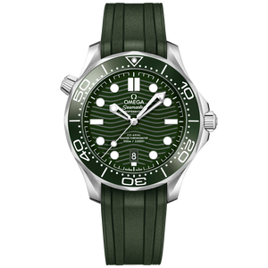 Omega Seamaster Diver 300M Co‑Axial Master Chronometergreen Dial Men 42MM