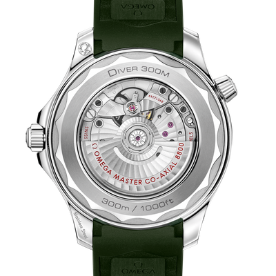Omega Seamaster Diver 300M Co‑Axial Master Chronometergreen Dial Men 42MM