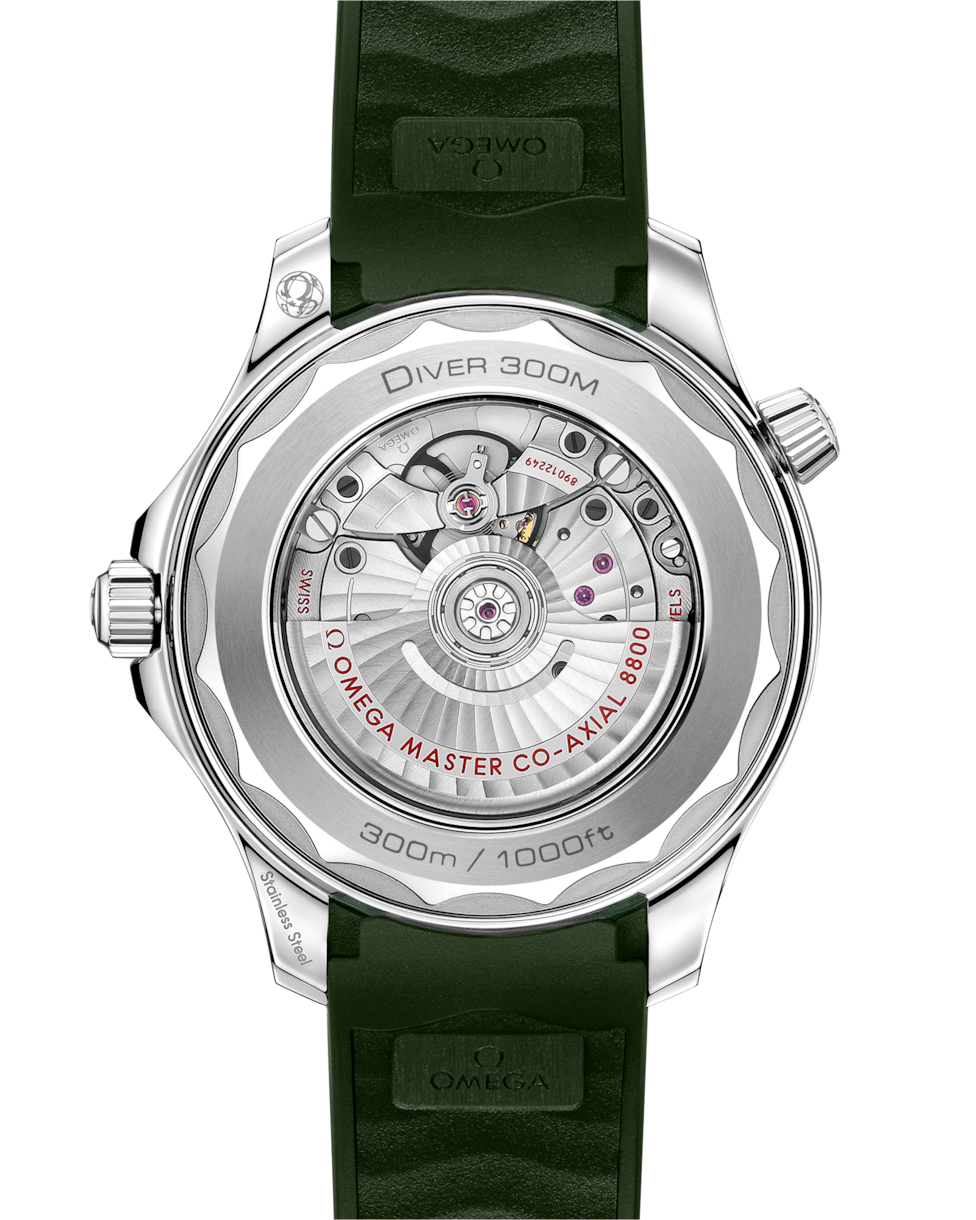 Omega Seamaster Diver 300M Co‑Axial Master Chronometergreen Dial Men 42MM