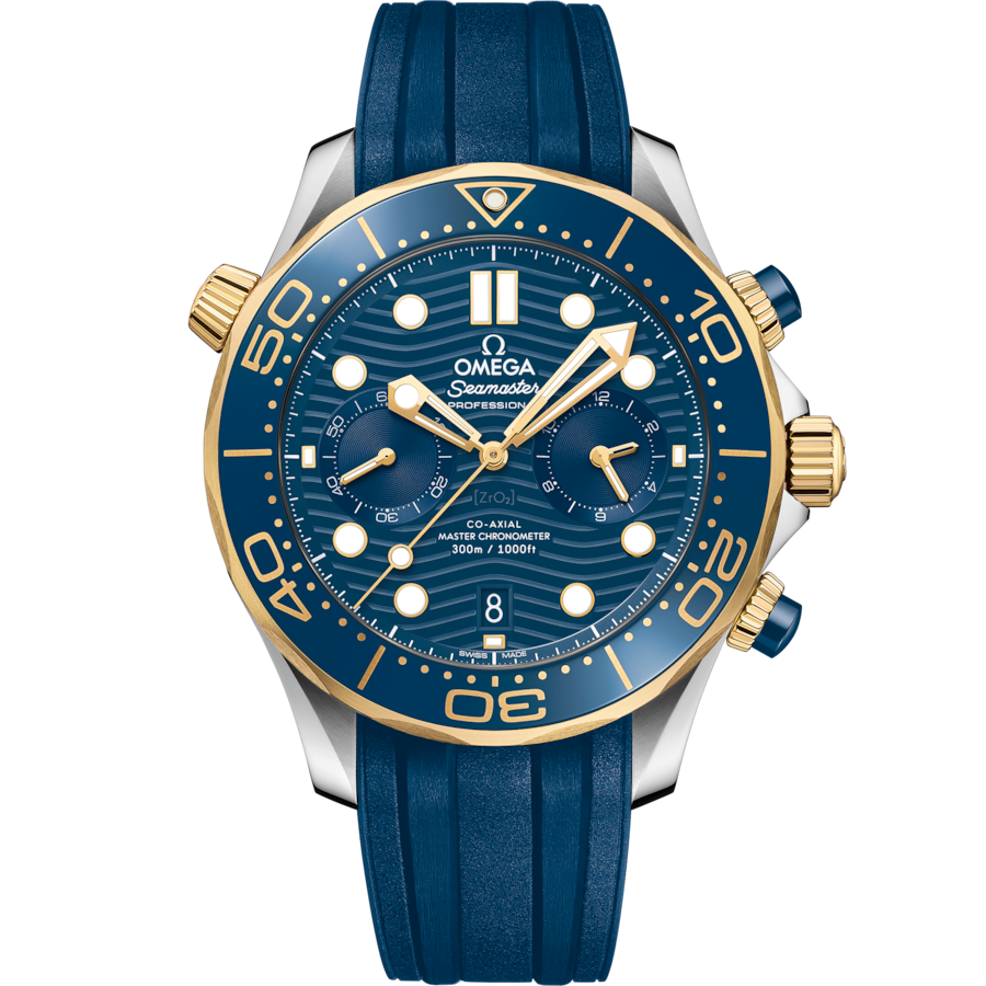 Omega Seamaster Diver 300M Co-Axial Master Chronometerblue Dial Men 44MM