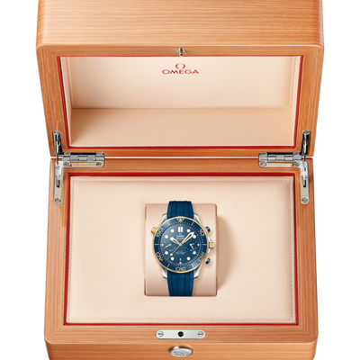 Omega Seamaster Diver 300M Co-Axial Master Chronometerblue Dial Men 44MM