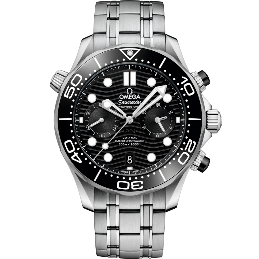 Omega Seamaster Diver 300M Co-Axial Master Chronometerblack Dial Men 44MM
