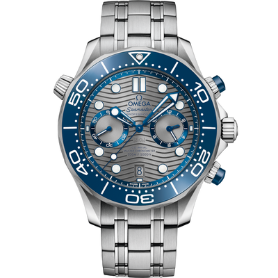 Omega Seamaster Diver 300M Co-Axial Master Chronometergrey Dial Men 44MM