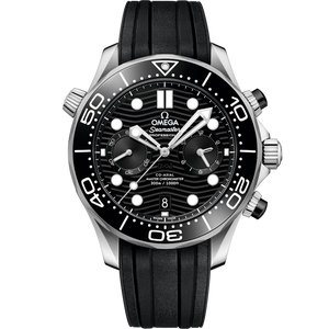 Omega Seamaster Diver 300M Co-Axial Master Chronometerblack Dial Men 44MM