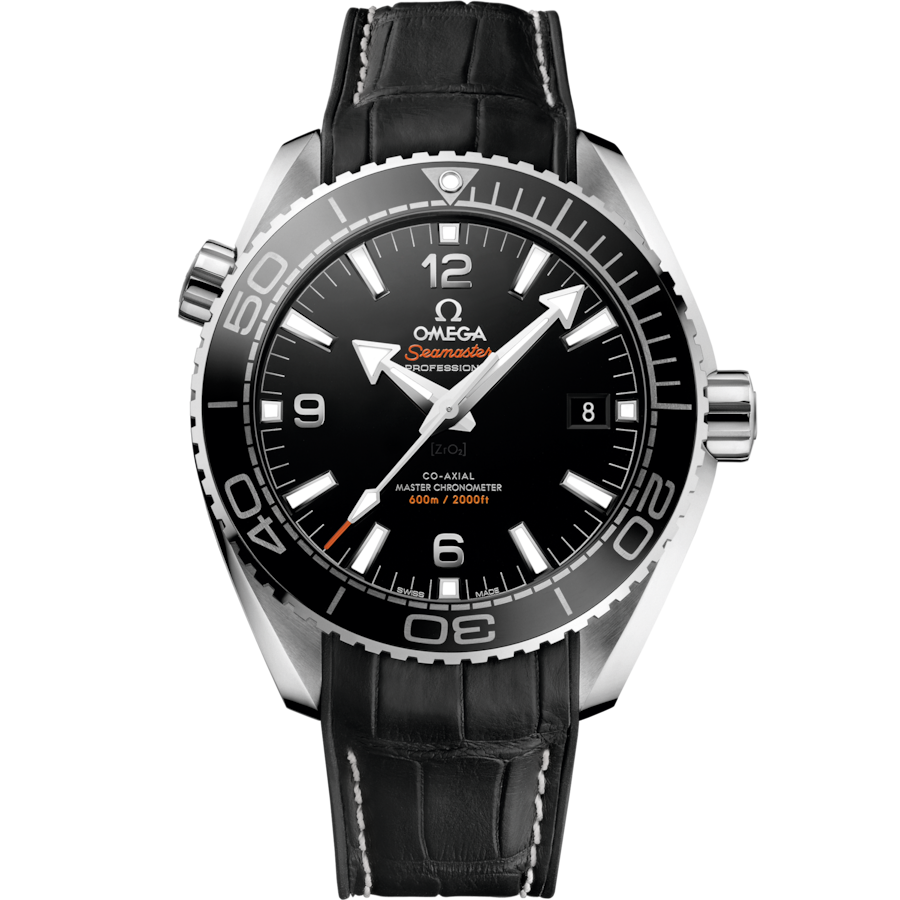 Omega Seamaster Planet Ocean 600M Co‑Axial Master Chronometer Black Dial Men 43.5MM