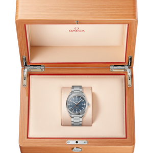 Omega Seamaster Railmaster Co‑Axial Master Chronometer Blue Dial Men 40MM