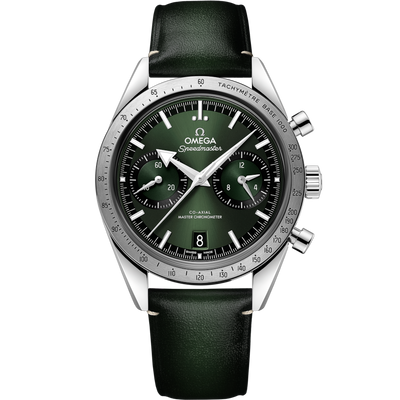 Omega Speedmaster '57 Co‑Axial Master green Dial Men 40.5MM