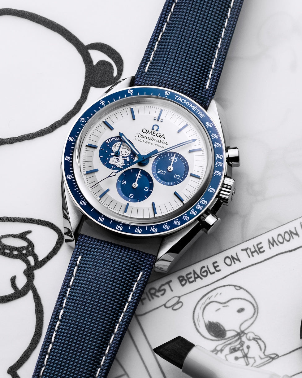 Omega 'THE SPEEDMASTER "SILVER SNOOPY AWARD" 50TH ANNIVERSARY'