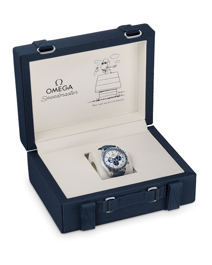 Omega 'THE SPEEDMASTER "SILVER SNOOPY AWARD" 50TH ANNIVERSARY'